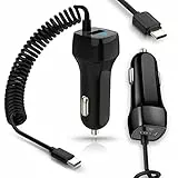 KFZ Auto Ladekabel kompatibel mit Apple iPhone 17 16 16e 15 / Pro/Air/Plus/Pro Max Lade Kabel USB Typ-C Ladegerät 3,1A Datenkabel 15W