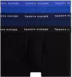Tommy Hilfiger Herren 3er Pack Boxershorts Trunks mit Stretch, Mehrfarbig (Nob Blu/PRP NVY/Blk), XL