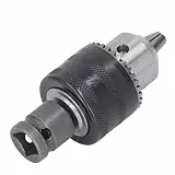 3-Backen-Bohrfutter, Robust und Langlebig, für Schlagschrauber, Pneumatischer Schraubendreher, Fräsdrehmaschine, Material aus Kohlenstoffstahl