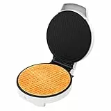 Cecotec Waffeleisen Fun Gofrestone Cone. Waffeleisen mit 1000 W, Edelstahloberfläche, 1-5 herzförmige Waffeln oder eine große Waffel, Antihaftplatte, Leuchtanzeige, Überhitzungsschutz