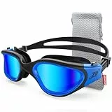 ZIONOR G1 Schwimmbrille, polarisiert, Uni, Erwachsene, Damen, Anti-Beschlag, 100% UV-Schutz, Taucherbrille