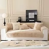 jianyana Sofa überzug, Sofabezüge aus Samt Weich rutschfest Strapazierfähig Couchunterlage für 2 3 und 4 Sitzer Warm Atmungsaktiv Maschinenwaschbar für Ledersofa Bank Ecksofa Universal(70 * 70cm)