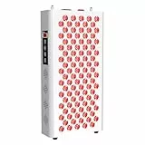 Infrarottherapie Red Light Therapy Panel, 100-LEDs 500W Rotlichttherapiegerät für Körper Gesicht mit Timer, 660nm&850nm Rotlichtlampe Infrarotlampe für Erholung Verbessern Schlaf Schmerzlinderung