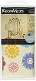 RoomMates Wiederverwendbare Wandsticker, graphische Blumen