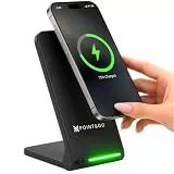 Kabelloses Schnellladegerät für iPhone Qi, 15 W, USB-C-Schnellladung, kabellose Ladestation, kompatibel mit iPhone 17/16/15/14/13/12, Samsung S26/S25/S24/S23/S22/S21, Xiaomi, Huawei, Poco und Oppo