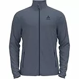 Odlo Herren Hoodyjacke mit Reißverschluss Roy, India Ink - Folkstone Gray, XL