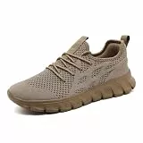 VGPSFN Laufschuhe Damen Sneaker Schuhe Sportschuhe Turnschuhe Straßenlaufschuhe Walkingschuhe Komfortabel Mesh Atmungsaktives Schuhe Braun 40