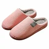 Hausschuhe Herren Warm Unisex Slippers Pantoffeln Plüsch Herrenhausschuhe Rutschfeste Warme Sandalen Weich Slipper Für Outdoor & Indoor Gr.37-45EU, herrenhausschuhe