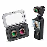 K&F Concept magnetisches ND Filter Set, kompatibel mit DJI Osmo Pocket 3, Variabler ND2-ND32 und Variabler ND Filter ND32-512, Osmo Pocket 3 Zubehör, (Aluminiumrahmen)