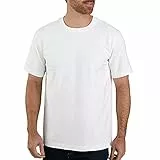 Carhartt Herren Relaxed Fit, schweres, kurzärmliges T-Shirt, Weiß, L