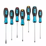 OX OX-P363107 Pro 7 Piece Screwdriver Set-Card Display Box Bleistift, 1