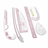 7-teiliges Bekleidungsmode-Lineal-Schneider-Set, Nählineal, Metrisches Lineal-Set, Kurvenförmige Bewertungslineale, Nähen, Französische Kurve, Metrisches Lineal für Anfänger,