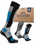 Occulto Herren Skisocken 2er Pack, 4er Pack (Modell: Felix) 2 Paar Blau Schwarz 43-46