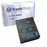 Trade-Shop Li-Ion Akku 7,4V / 2600mAh kompatibel mit Olympus OM-D E-M1 Mark II, E-M1 Mark III, E-M1X, Batteriegriff HLD-9, Ersatz für Olympus BLH-1
