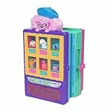 Polly Pocket Kleidergeschäft Spielset - Funktionierender Verkaufsautomat, 2-stöckiges Spielset, 2 Puppen, 1 niedlicher Pudel und über 35 Zubehörteile zum Stylen und Geschichtenerzählen, HKW12