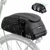 Eyein Fahrradtasche für Gepäckträger, 8L wasserdicht & reflektierend Fahrrad Gepäckträgertasche mit Mehreren Fächern - als Umhängetasche, Handtasche und Fahrradtasche für Pendeln mit Regenschutz