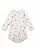Sanetta Mädchen-Nachthemd Langarm beige Erdbeere | Nachhaltiges und angenehmes Nachthemd aus 100% Baumwolle.