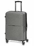 Stratic Check-in Koffer für Damen und Herren | mittelgroßer Trolley 44 x 27 x 66 cm aus hochwertigem, leichtem Polypropylen Material | Erweiterbar & Teleskopgriff| Shine Serie