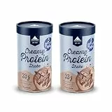 Multipower Creamy Protein Shake 2 x 420 g, hochwertiges Protein Pulver mit Whey und Casein, für leckere Shakes zum Muskelaufbau (Schokolade)
