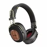 Marley House of Positive Vibration Riddim kabellose On-Ear Bluetooth Kopfhörer - 50 Std. Spielzeit, Faltbare Kopfhörer mit Mikrofon, USB-C Schnellladen, nachhaltige Materialien, Rasta
