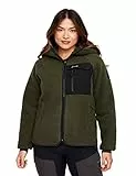 RevolutionRace Sherpa Hoodie für Damen, Outdoor Fleecejacken perfekt für Wanderungen und Outdoor-Abenteuer, Forest Night, M