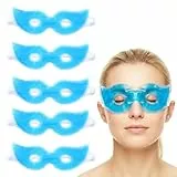 5 PCS Kühlende Augenmaske Kühlend Augenkühlmasken Nach Op Kühlmaske Augen Kühlmaske Kühlbrille Augen Kühlbrille Nach Augen Op Geeignet Bei Geschwollenen Augen Müdigkeit Augenringen Und Migräne（Blau）