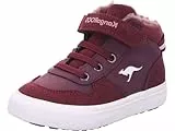 KangaROOS Jungen Unisex Kinder KAVU Shady EV Sneaker, BlackBerry/Grape, 26 EU