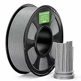 DEEPLEE PLA+ 2.0 Filament 1.75mm, Stärkere Zähigkeit 3D Drucker Filament, Grau 1KG, Upgrade PLA Plus 3D Printer Filament, High Speed PLA+ Filament für die meisten FDM 3D Drucker