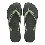 Havaianas Slim Logo Pop Up Damen FlipFlop Olive Green 37 EU