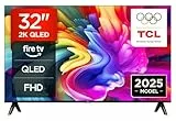 TCL 32SF560 – 32 Zoll, Full HD Smart QLED Direct LED TV mit Fire TV & HDR, Metallic Design, Rahmenlos