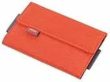 Troika Organizer-Etui für Reisedokumente mit Magnetverschluss orange