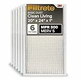 Filtrete BD26–6pk-1e Air Filter, 20 in. x 24 in. x 1 in., weiß