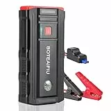 BOTEAIFIU Starthilfe Powerbank,3000A Auto Starthilfe für 8.0L Benzin und 6.5L Auto Batterie Booster Starter Powerbank Tragbares mit LED Taschenlampe für 12V Fahrzeuge SUV Motorrad ATV Rasenmäher