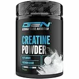 Creatin Pulver - 500 g - Creatine Monohydrat Pulver - Optimale Löslichkeit & mikrofein - Vegan - 146 Portionen