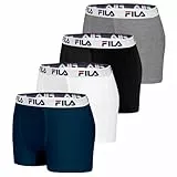 Fila Herren FI/1BCX4/FU5016 Retroshorts, A, XXL (4er Pack)