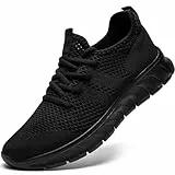 Damyuan Herren-Turnschuhe, Laufschuhe, Slip-On-Sneaker, Wandern, Tennis, Walking, Fitnessstudio, Training, lässiger Workout, Bb Black, 43.5 EU