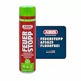 ABUS Feuerlöschspray Feuerstopp AFS625 fluorfrei - handlicher Feuerlöscher gegen Entstehungsbrände der Brandklassen 5A und 5F - lange haltbar - Made in Germany - für Haushalt, Küche, Camper und Grill