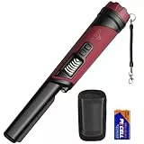DR.ÖTEK Pinpointer Metalldetektor Klein, IP68 Vollkommen Wasserdichtes Handheld Pin Pointer mit Holster, LCD-Bildschirm, Innovative Störungsunterdrückungsfunktion (MT6 Pro Schwarz)