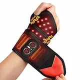 Handmassagegerät Heizkissen Rotlicht 3 Heizstufen 3 Vibration Schwarz