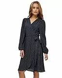 Peppercorn Damen Wickelkleid Helena Schwarz XXL