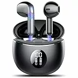 TIMU Kabellose Ohrhörer, Bluetooth 5.4 Kopfhörer im Ohr (schwarz)