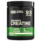 Optimum Nutrition Mikronisiertes Kreatin Pulver, Geschmacksneutral, 317g, 93 Portionen