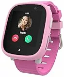 XPLORA X6 Play - wasserdichte Telefon Uhr für Kinder - 4G, Anrufe, Nachrichten, Schulmodus, SOS-Funktion, GPS, Kamera, Schrittzähler - 2 Jahre Garantie (ROSA)