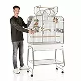 Montana Cages | Sittichvoliere San Remo III - Platinum Sittichkäfig, Käfig, Voliere, Vogelkäfig für Wellensittich & Co.