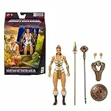 Masters of the Universe Masterverse Actionfigur, New Eternia Teela, ca. 18 cm großes Motu-Spielzeug 30 Bewegungspunkte, Abnehmbarer Kobraaufsatz, Waffenzubehör, JBP84