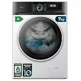 Cecotec Waschmaschine 7 kg Frontlader Bolero Dresscode 7500 Inverter A. 1850 W, 1400 U/min, Inverter Plus Motor, Energieeffizient, 16 Programme, SteamMax, Startzeitvorwahl, Weiß