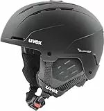 uvex Stance - robuster Skihelm für Damen und Herren - individuelle Größenanpassung - optimierte Belüftung - Black matt - 54-58 cm