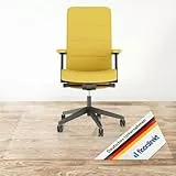 Floordirekt Bodenschutzmatte für Hartböden - Neo - transparente Bürostuhlunterlage Bodenmatte Stuhlunterlage - Stärke: 1,5 mm (Transparent, 114 x 150 cm)