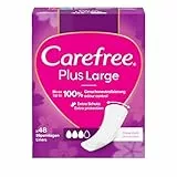 Carefree Slipeinlage Plus Large ohne Duft super saugstarke Slipeinlagen, 48 St