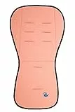 Altabebe (AL3006-28) Sitzauflage Buggy Einlage Kinderwagen Zubehör - Sitzunterlage - Atmungsaktiv - Baby Sitzauflagen und Unterlage 75x35 cm - Farbe: rose